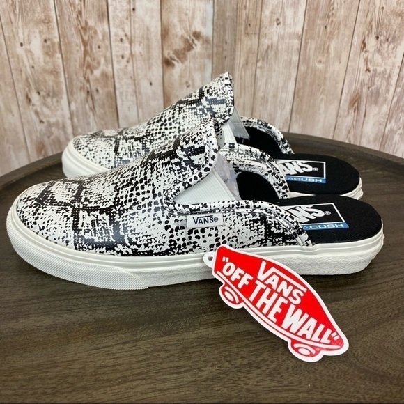 Vans Mule Sf Snake Marshmallow Slip on Sneakers Size 6 Women - Picture 7 of 12